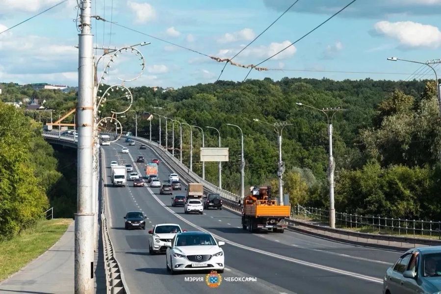 В Чебоксарах продолжается ремонт городских мостов