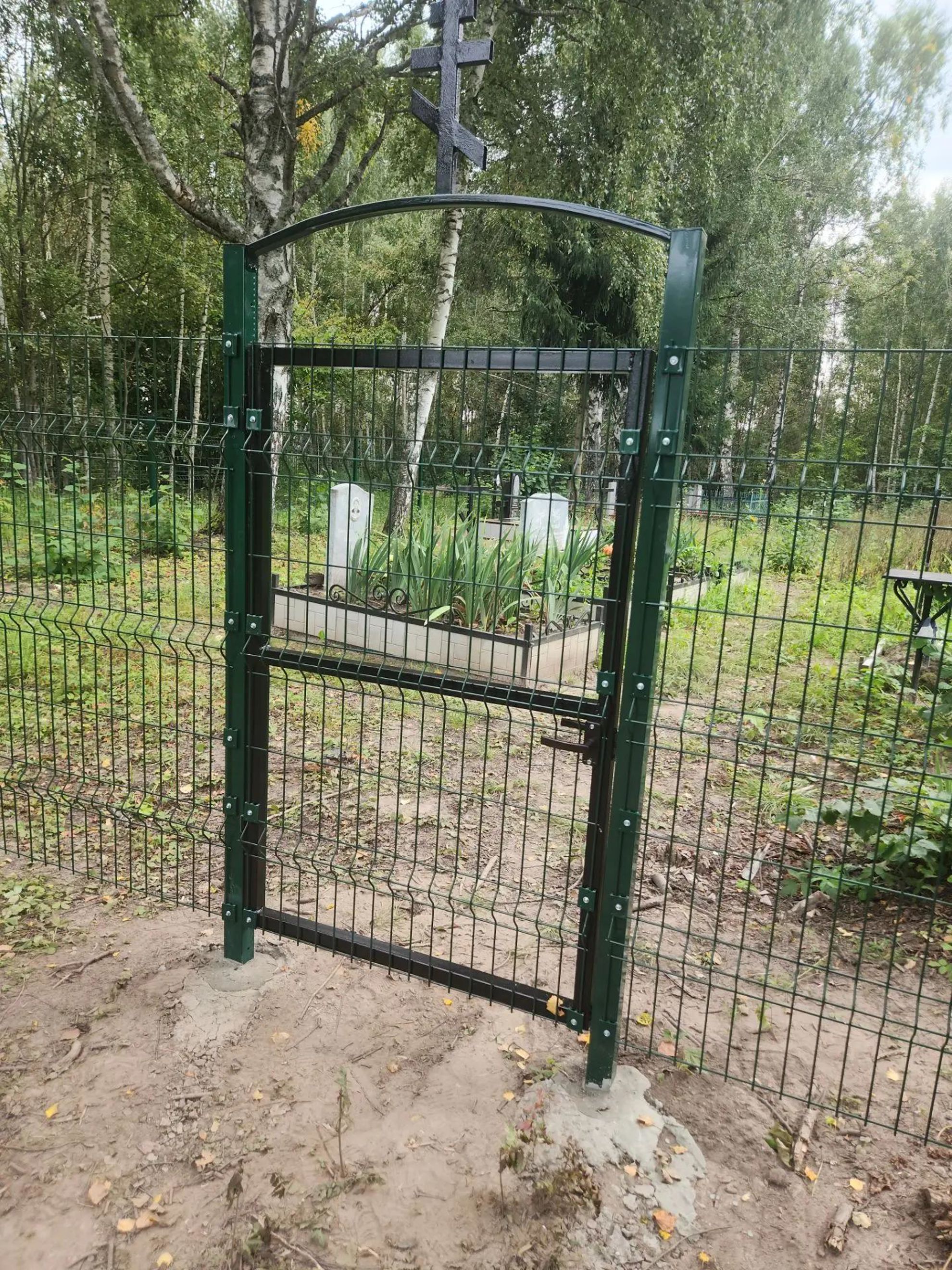 В Аликовском муниципальном округе  проведены работы по благоустройству кладбища д. Новый Ключ