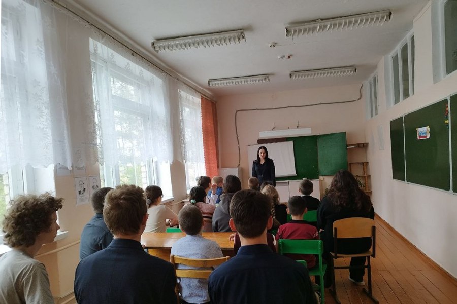 Состоялась информационная встреча с обучающимися МБОУ «Стемасская ООШ»