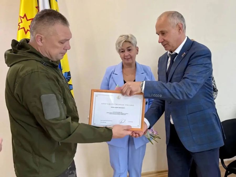 Участник СВО Андрей Яруков из Новочебоксарска отмечен благодарностью Главы Чувашии Олега Николаева за мужество и вклад в общее дело