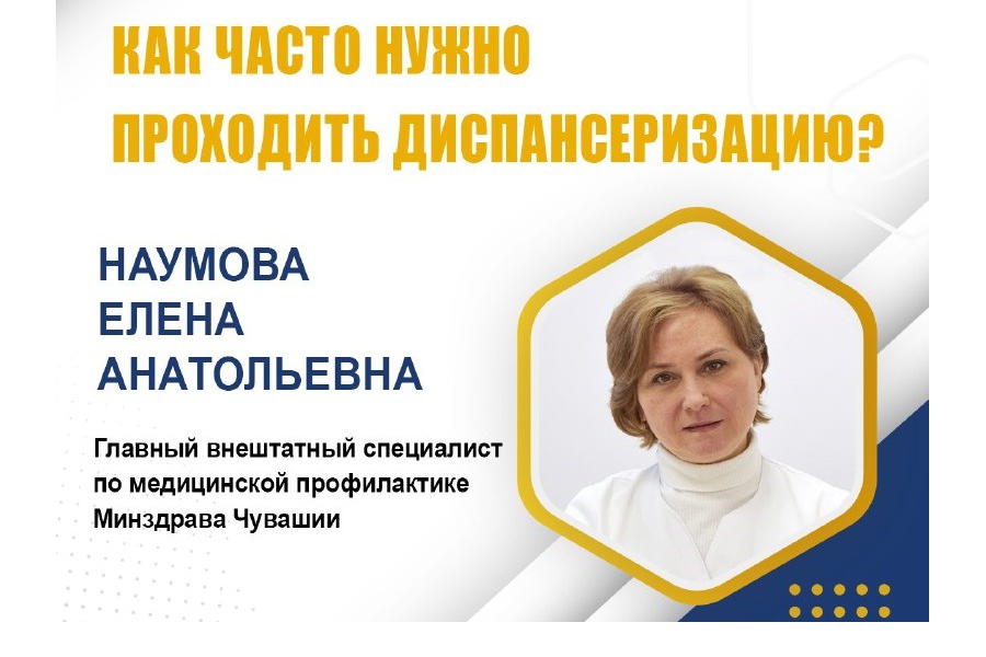 Полезно для каждого жителя Чувашии: как часто нужно проходить диспансеризацию?