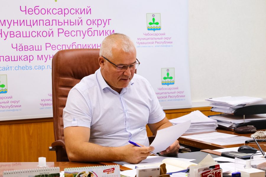 Глава Чебоксарского муниципального округа провел очередной личный прием граждан