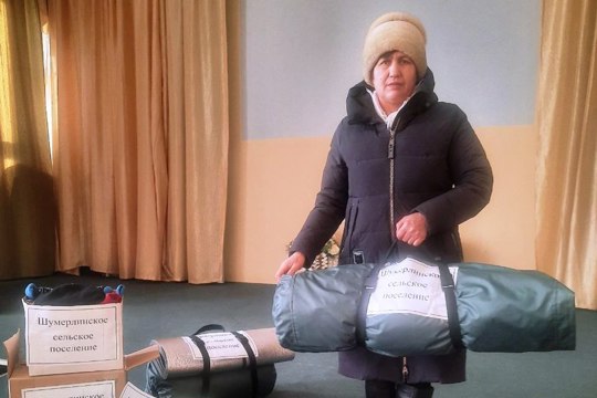 Поступила гуманитарная помощь участникам СВО от жителей д.Шумерля