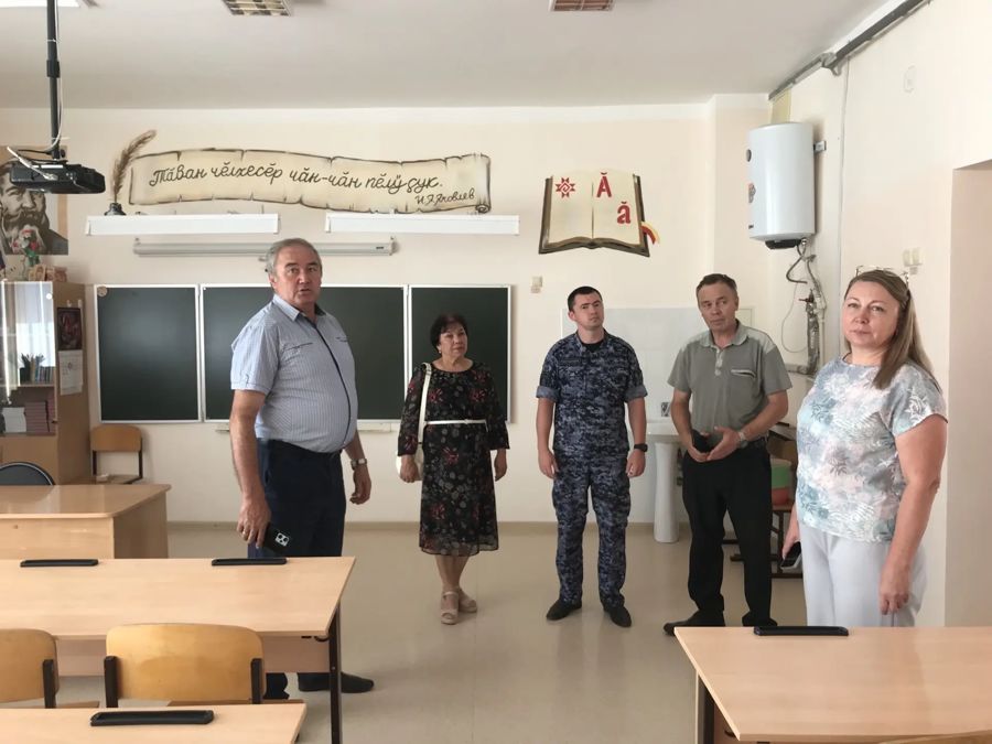 Об итогах приёмки образовательных учреждений Красночетайского округа к новому 2026/2027 учебному году