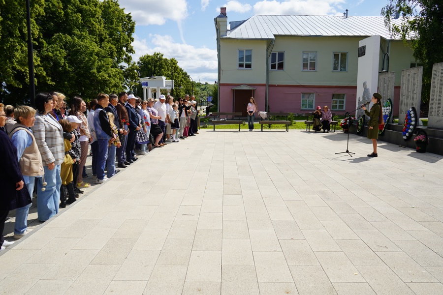 В городе Мариинский Посад состоялось памятное мероприятие, посвященное Дню памяти и скорби