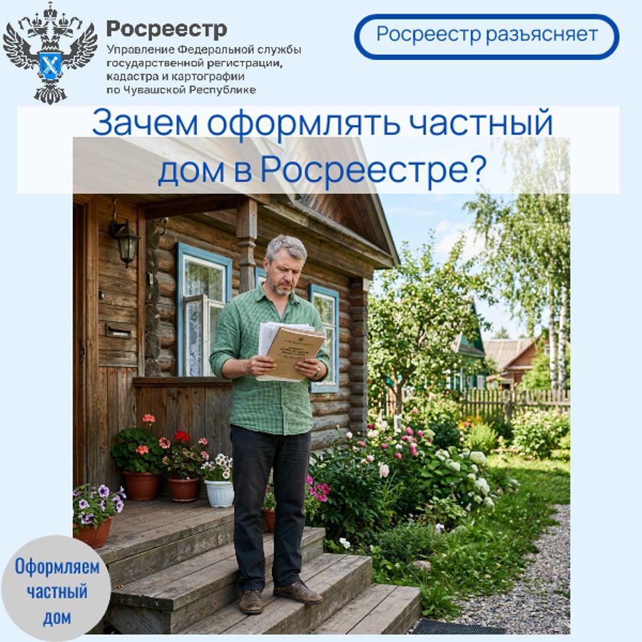 Зачем оформлять частный дом в Росреестре?