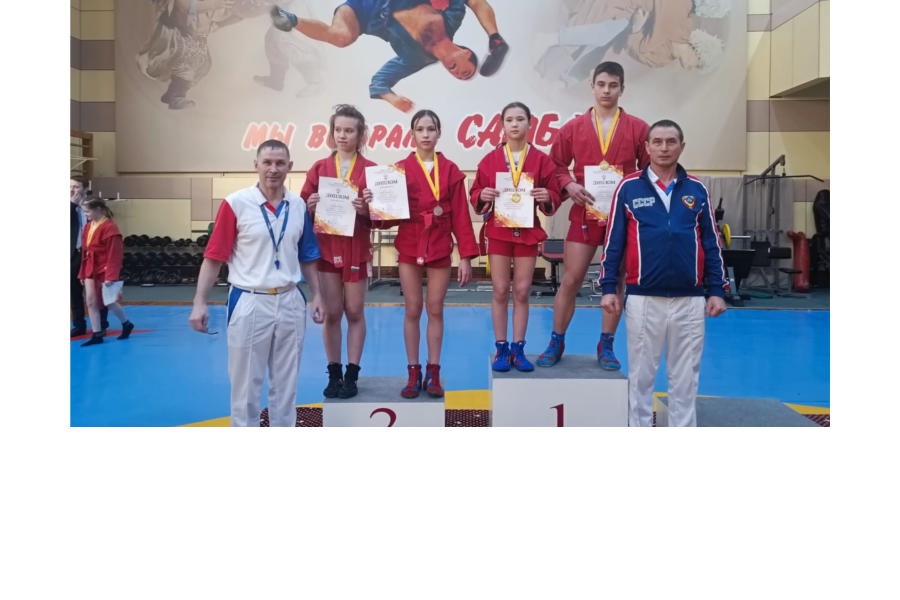 Два первых и два вторых места у наших спортсменов на первенстве Чувашской Республики по самбо