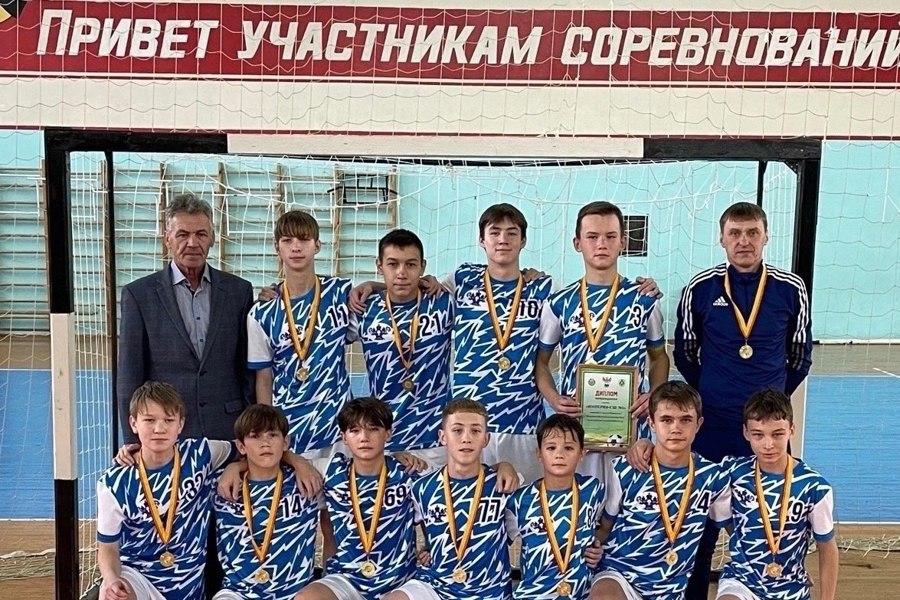 Команда «Империя-СШ1» - Чемпион Чувашской республики по мини-футболу 2023 года среди юношей 2009-2010 годов рождения