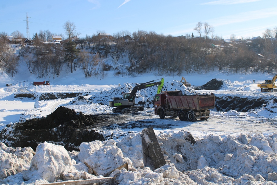 Строительство ливневых очистных сооружений в городе Чебоксары под контролем