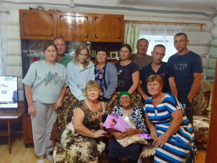 Ветеран труда Мария Чугунова из деревни Акчикасы отметила 90-летний юбилей