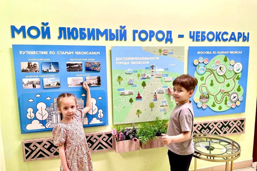 Дошкольники изучают историю города Чебоксары