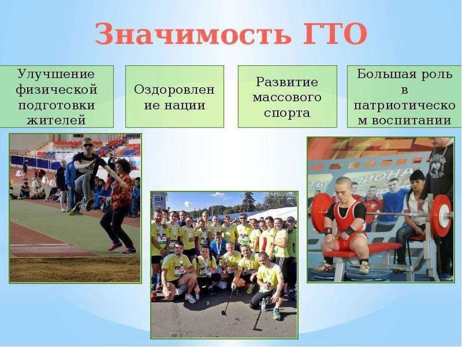 Значимость комплекса ГТО
