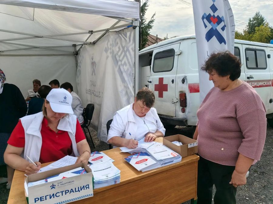 Жители села Рындино активно включились в проект «Шаг к здоровью»