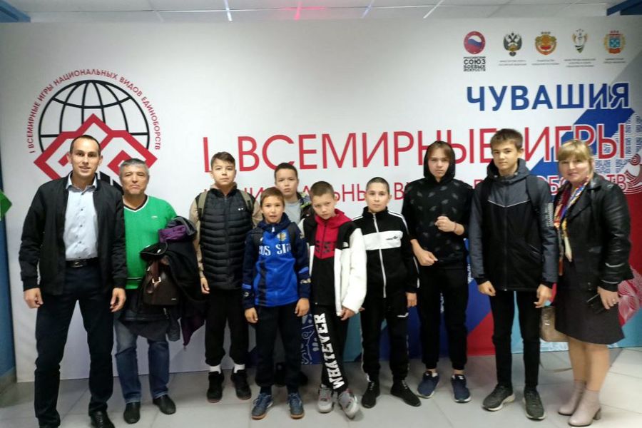 Юные воспитанники спортивной школы «Сывлах» приняли участие на открытии Всемирных игр национальных видов единоборств