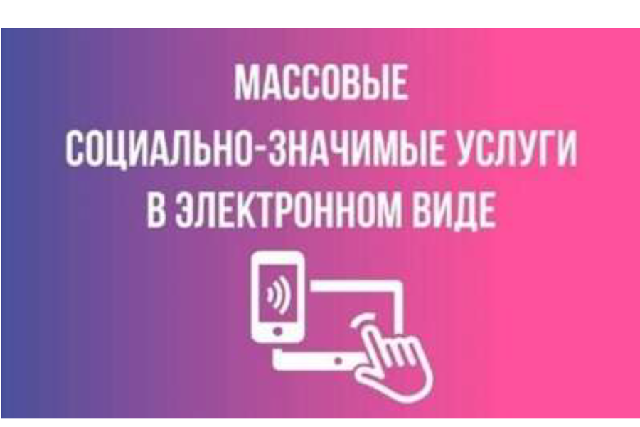 Преимущества получения массовых социально значимых услуг в электронном виде