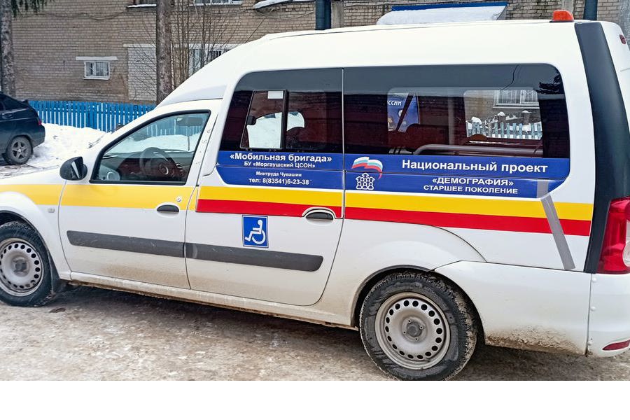 Итоги национальных проектов:в Моргаушском округе доставка граждан 65+ на диспансеризацию и профилактический осмотр производится  на специализированном автотранспорте