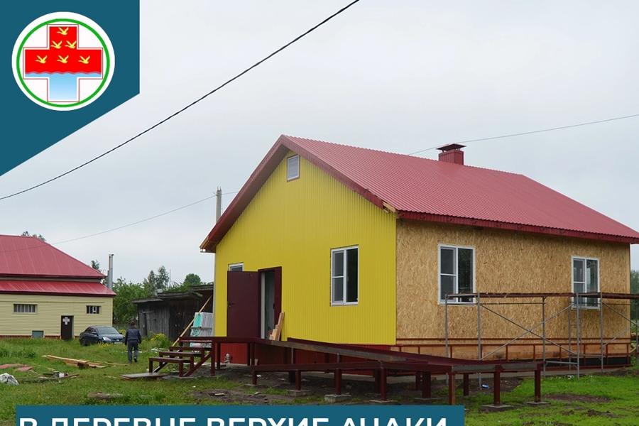 В новом фельдшерском пункте в деревне Верхние Ачаки идет внутренняя отделка