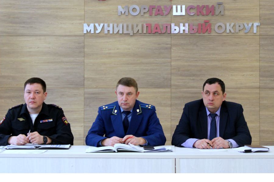 Прошло заседание комиссии по обеспечению   безопасности  дорожного  движения   в Моргаушском округе: «Выпил? Не садись за руль!»