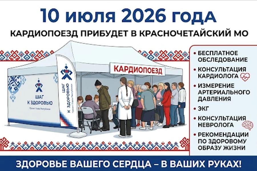 В Красночетайскую больницу приедет мобильная бригада кардиологов и неврологов