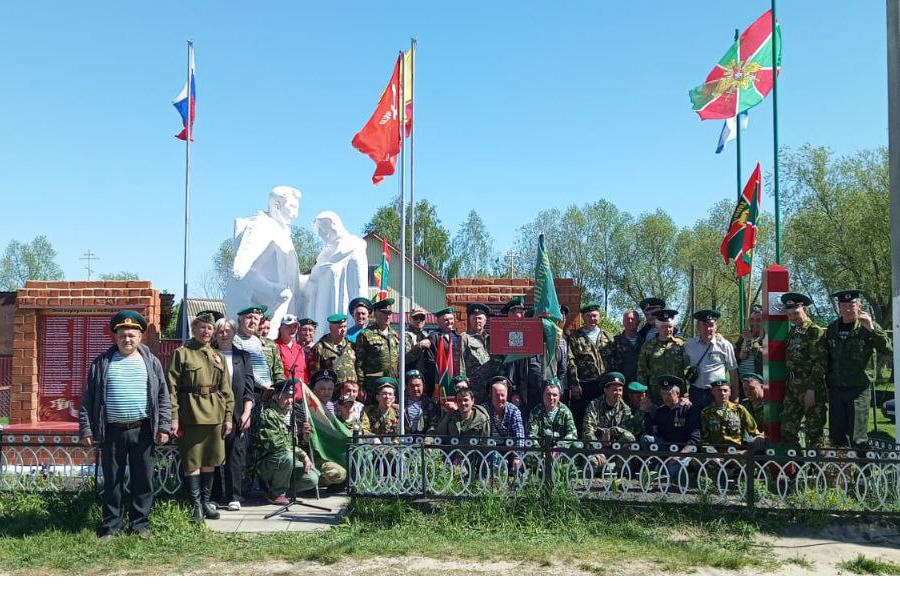 В День пограничника, в д. Туруново открыт – «Пограничный столб»