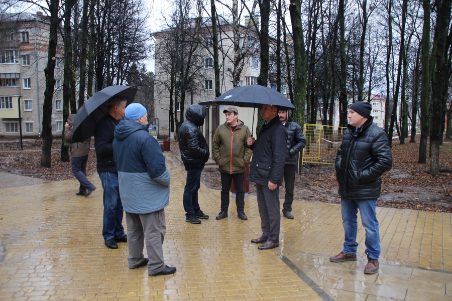 Нацпроект «Жилье и городская среда»:   в Новочебоксарске проинспектировали ход благоустройства общественных пространств