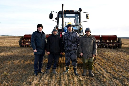 Хозяйства Батыревского  МО начали  весенне - полевые работы.