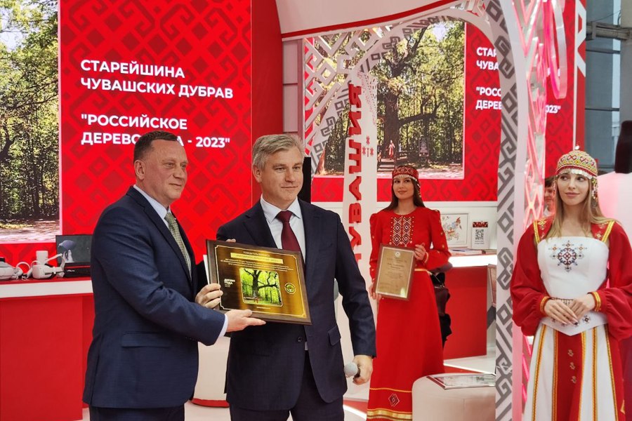 Вручение Диплома за победу в конкурсе «Российское дерево года – 2023» (01.12.2023 г., г. Москва)