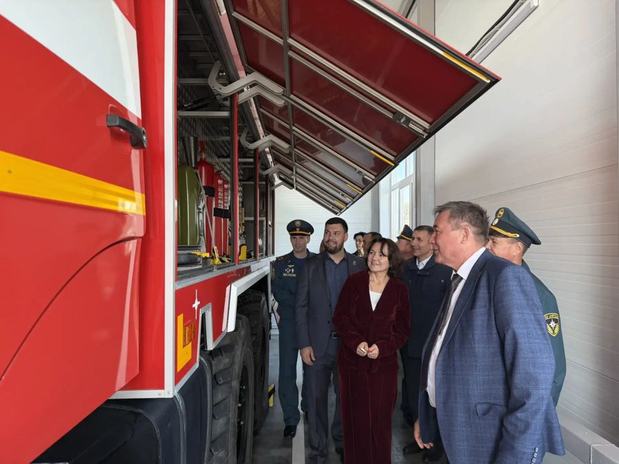 В деревне Тузи-Сярмус Вурнарского округа открыли новое здание пожарного депо