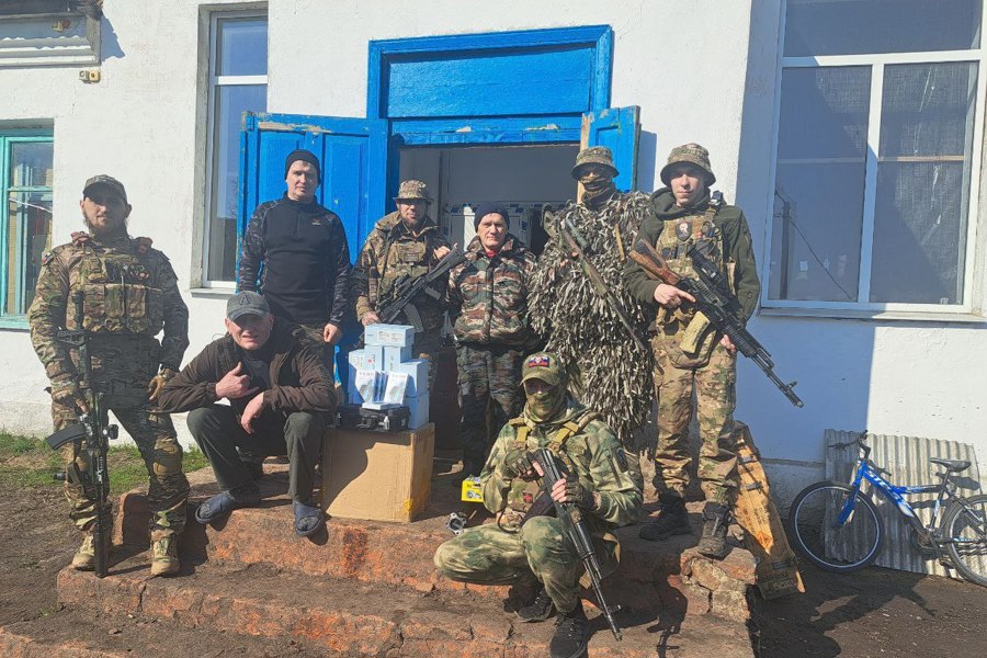 Очередная помощь бойцам