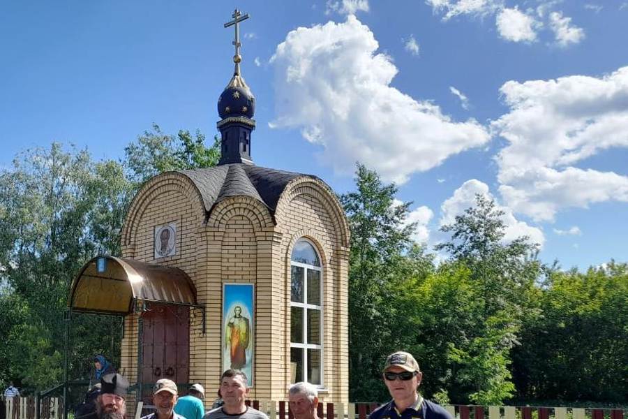 Благоустройство часовни Николая Чудотворца в д. Новое Андиберово