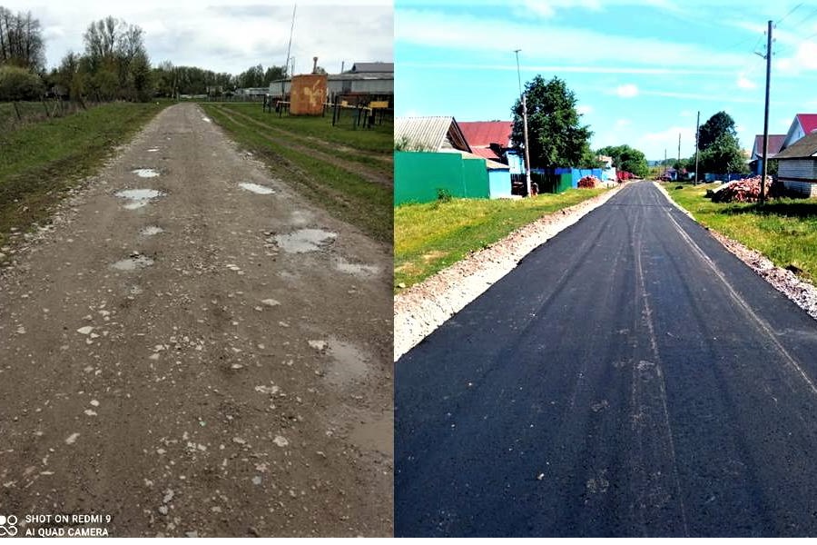 В Цивильском округе реализовали инициативный проект на селе - отремонтировали дорогу