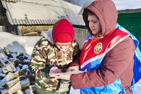 Противопожарный рейд по семьям, находящимся в социально опасном положении