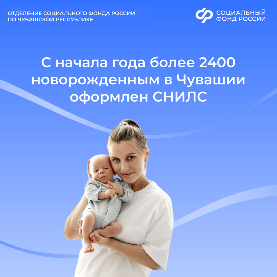 За 30 лет в системе персучета сформировано более 1,8 млн. СНИЛС для жителей Чувашии