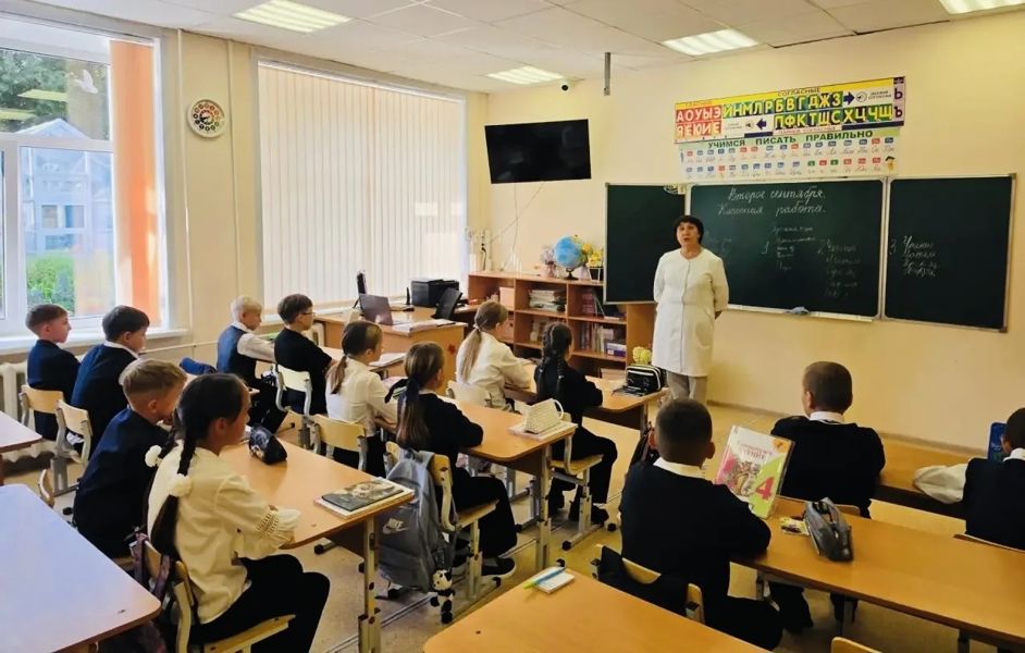 Здоровье с первых шагов: школьный педиатр провела занятия для младших школьников в МБОУ «Красноармейская СОШ»