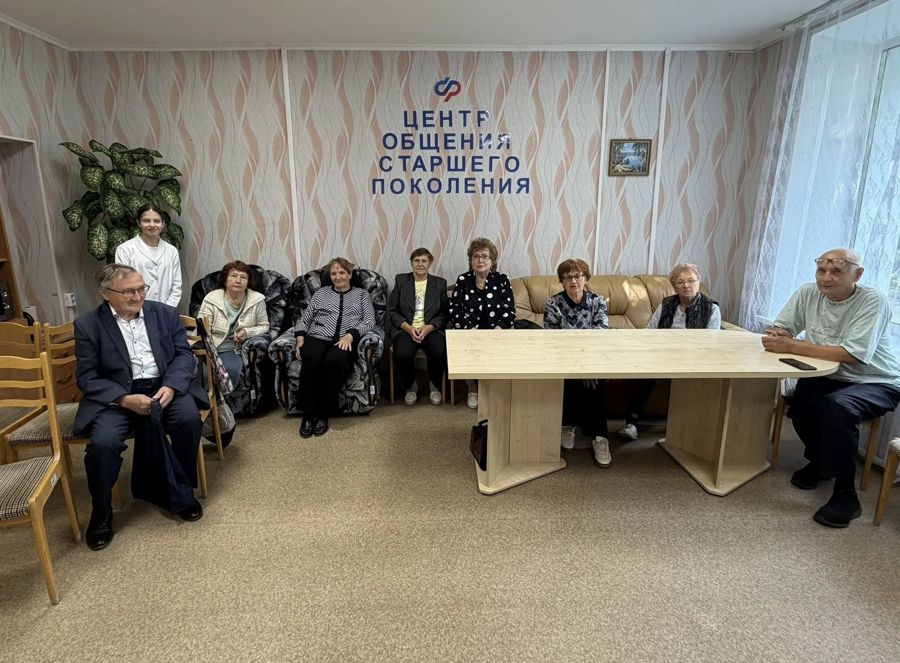 Лекция об остеопорозе в Центре общения старшего поколения в городе Шумерля