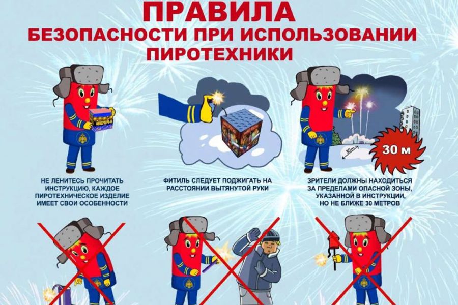 Памятка по безопасному применению пиротехнических изделий