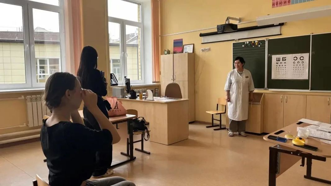 В Чебоксарах «Поезд здоровья» остановился на базе школы № 1