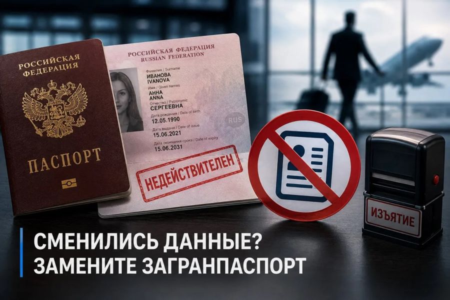 Почему не стоит ездить по старому загранпаспорту после смены фамилии или иных персональных данных