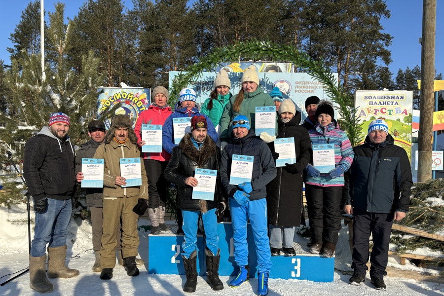 «Лыжня России» вновь собрала любителей лыжного спорта Канашского округа
