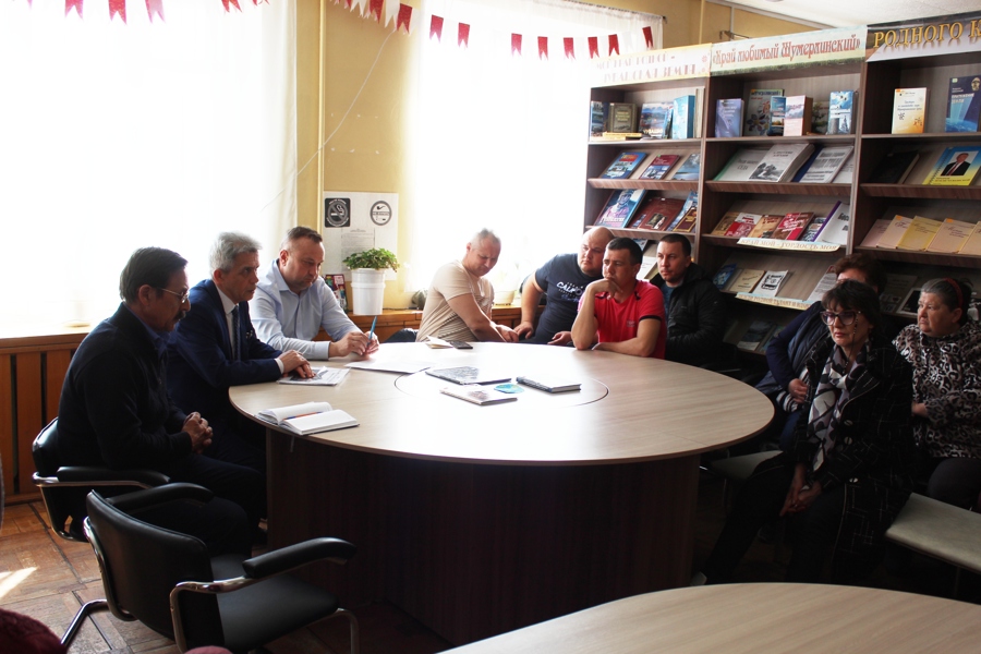 Глава Шумерлинского муниципального округа провел рабочую встречу с жителями села Русские Алгаши