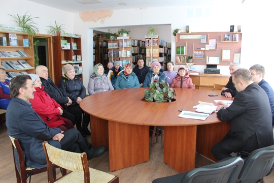 Встреча с населением Туванского сельского поселения