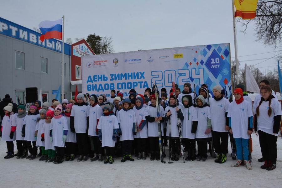 В Вурнарах состоялся День зимних видов спорта