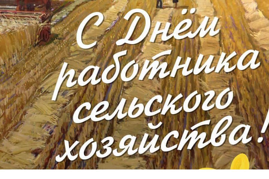 Поздравление главы Комсомольского округа с Днём работника сельского хозяйства и перерабатывающей промышленности!