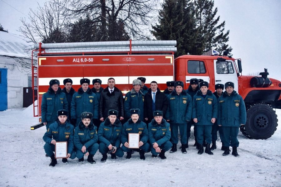 Пожарная часть № 25 по охране села Аликово получила новую специализированную технику