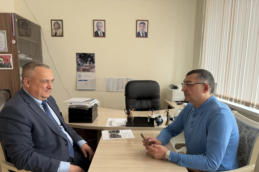 Уполномоченный по правам человека в Чувашской Республике Сергей Самостюк встретился с Президентом Фонда «Планета»