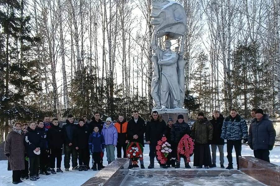 День защитников Отечества в селе Лащ-Таяба