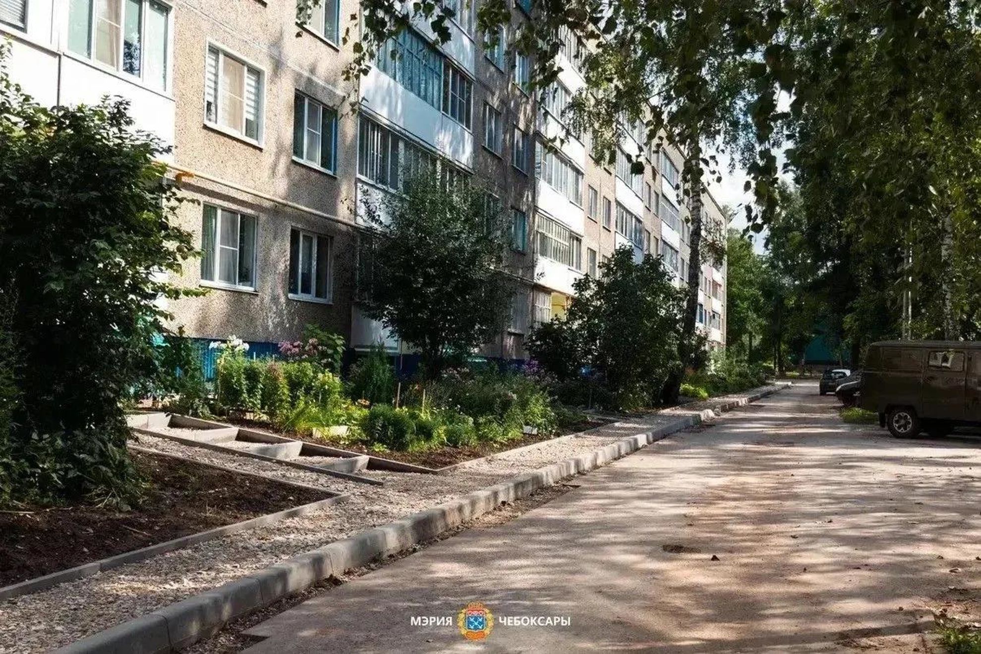 В Чебоксарах обновляют пешеходные зоны