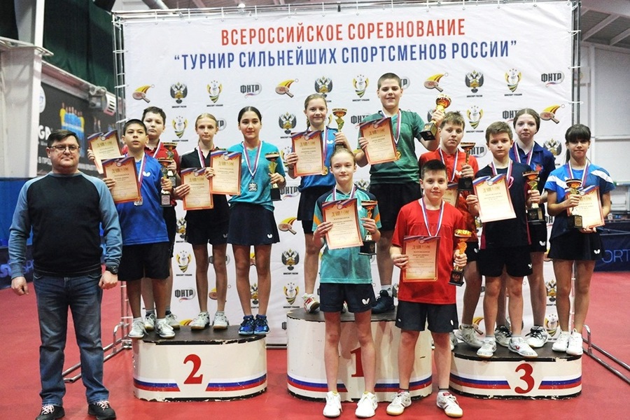 В Чувашии состоялся «Турнир сильнейших спортсменов России ТОП-24» по настольному теннису