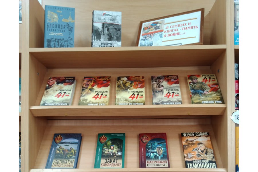 Книжный десант «В сердцах и книгах - память о войне»