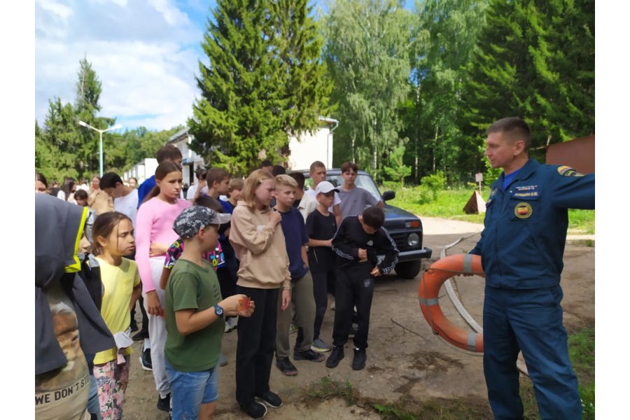 Профилактическое занятие по безопасности в летний купальный период в Республиканском Детском Санатории «Алый Парус»